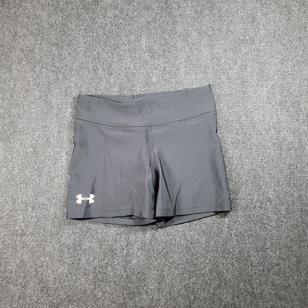 Under-armour Women's Grey and Black Shorts